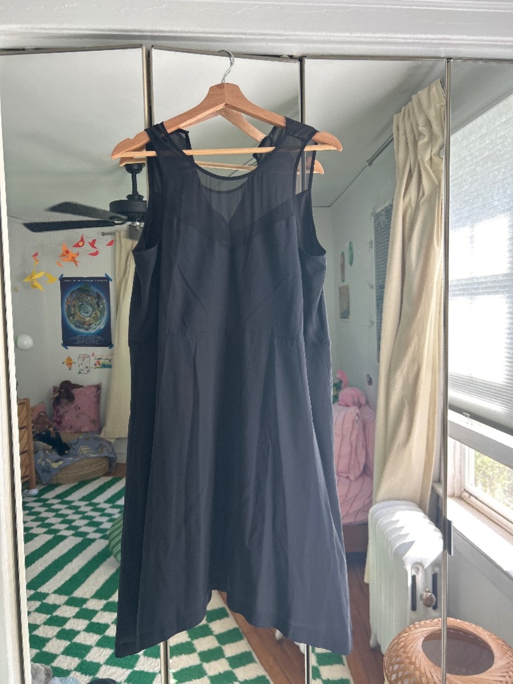 Black Silk Dress